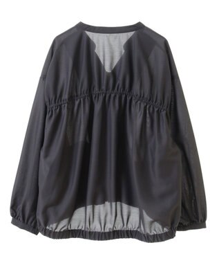 Green Parks イージーケア　シャツブルゾン Charcoal Gray