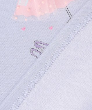 ANY KIDS ドレスモチーフ 裏シャギー トレーナー サックスブルー