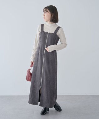 Green Parks ・Ｐｅｔｉｔ　Ｆｌｅｕｒ　ラメテレコハイネック Gray Mixture