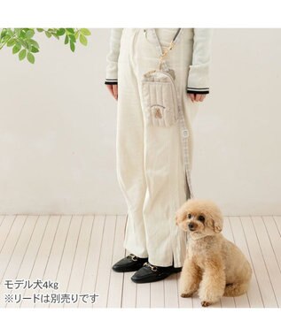 PET PARADISE ペットパラダイス くまちゃん キルトポーチ ブラウン