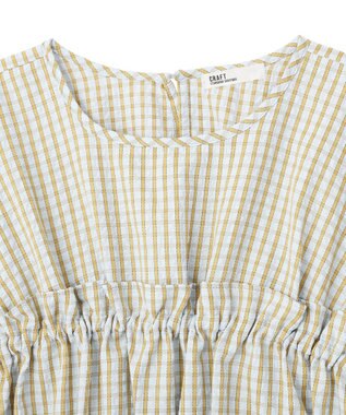 CRAFT STANDARD BOUTIQUE サッカーチェックブラウス Light Blue