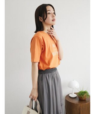 Green Parks フレンチロゴレギュラーＴシャツ Orange
