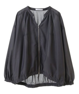 Green Parks イージーケア　シャツブルゾン Charcoal Gray