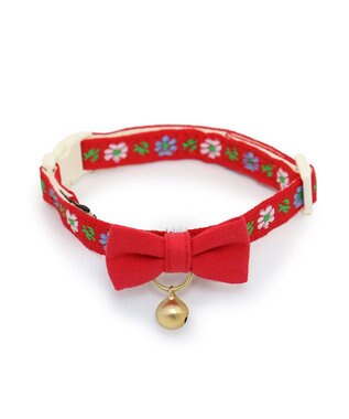 PET PARADISE ペットパラダイス 猫 首輪 チロリアン 《レッド》 レッド