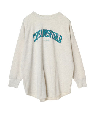 Green Parks ロゴ裏毛チュニック Oatmeal