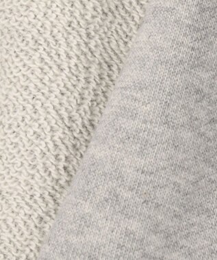 BEIGE， Organic Cotton Sweat / Zip up Parka スウェットパーカー Top Gray