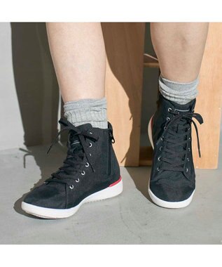 ing <ing>晴雨兼用ハイカットスニーカー