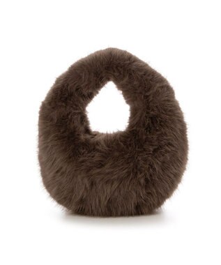 UNBILLION カカトゥ kakatoo / オーバルファーバッグ GY