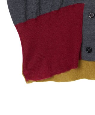 JOSEPH 【洗える】キャッシュエアー オーバーレイ　カーディガン Smoke combo