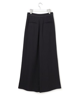 ICB 【WEB＆一部店舗限定】 AcetateGabardine ワイドパンツ ブラック