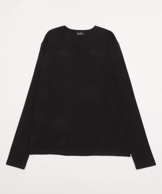 WEGO タイトフィットリブT（長袖） ブラック