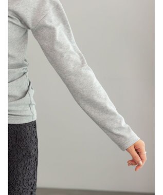 Te chichi スムースアシメロングスリーブプルオーバー《2025Autumn catalog vol.2 item》 グレー