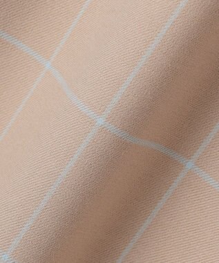 自由区 L 【洗える】ウィンドウペーンチェック ワンピース ベージュ系