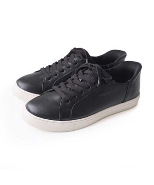 Pointer 本革スライドオンスニーカー ブラック