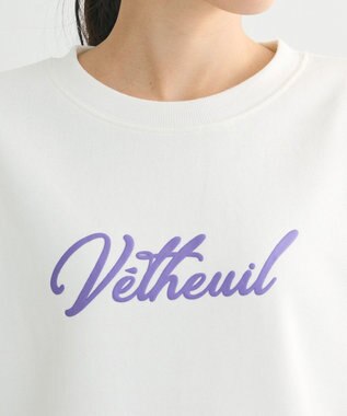 Green Parks 裏起毛発泡ロゴプルオーバー Off White