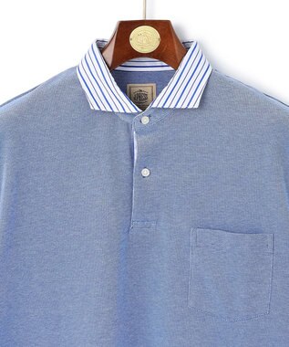 J.PRESS MEN 【WEB・一部店舗限定】ビジネスポロシャツ サックスブルー系