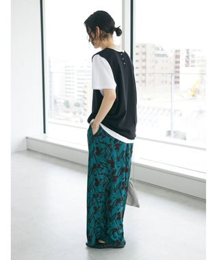 CRAFT STANDARD BOUTIQUE ＳＥＴ　カットプルオーバー＋ニットベスト Black