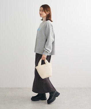 Green Parks 裏起毛発泡ロゴプルオーバー Gray Mixture