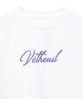 Green Parks 裏起毛発泡ロゴプルオーバー Off White