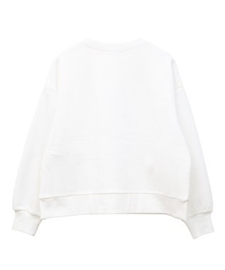 Green Parks 裏起毛発泡ロゴプルオーバー Off White
