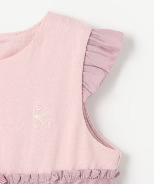 組曲 KIDS 【80~100㎝】ベビーフラワー ドレス ピンク系