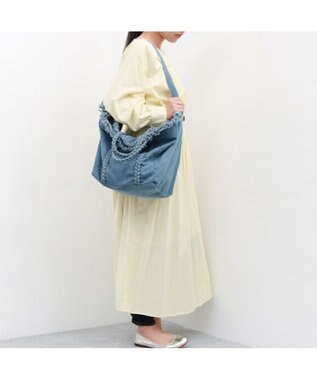 UNBILLION カシュカシュ cachecache / 2wayビッグデニムトート ブルー