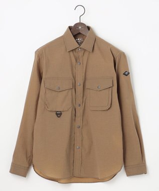 JOSEPH ABBOUD MOUNTAIN 【UNISEX】ECO撥水 ハイパワーストレッチアウトドアシャツ キャメル系
