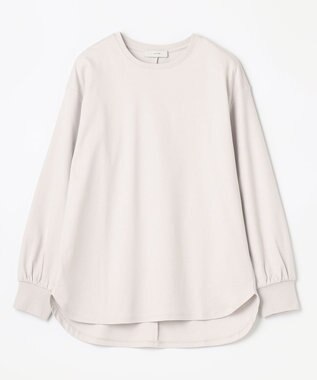 ANY L 【洗濯機可・UVケア】ビューティベーシックロングＴシャツ グレージュ