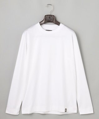 GOTAIRIKU 【綿100％】カバーネック ドレスTシャツ_ロング ホワイト系