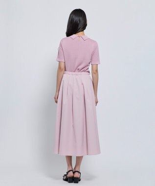 TOCCA HONEYCOMB MESH KNIT ニットトップス ピンク系