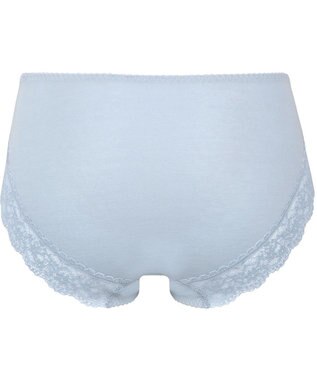 Wing ショーツ 【綿の贅沢オーガニック】 オーガニックコットン混 はきこみ丈ふつう EC2110 ウイング／ワコール ブルー