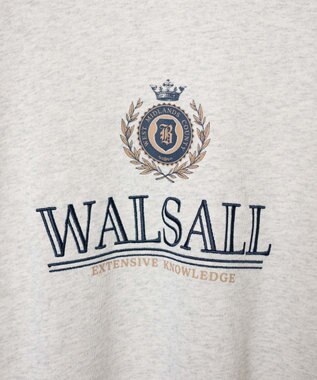 WEGO 刺繍BIGスウェット 杢グレー