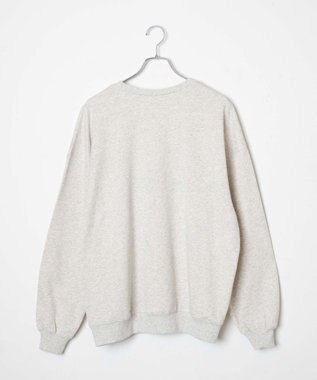 WEGO 刺繍BIGスウェット 杢グレー