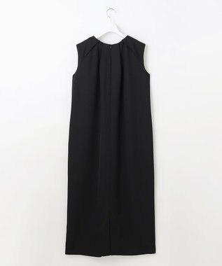 自由区 【カトリエムブーケ】Robe de sac タックディテールドレス ネイビー