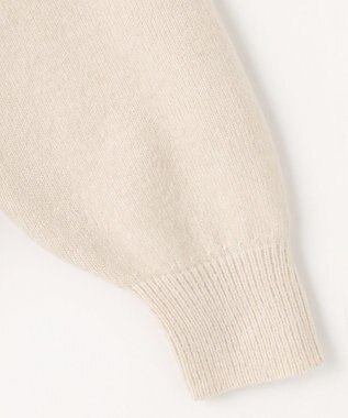 ANY 【洗濯機可能】フェザー求心ニット エクリュ