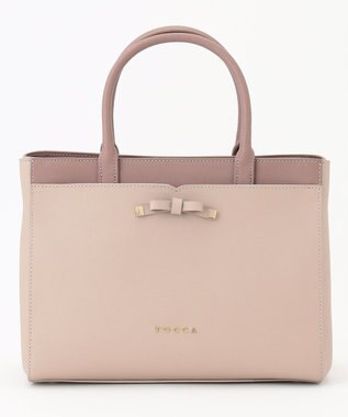 TOCCA 【WEB限定】PRIMULA PETAL LEATHERTOTE トートバッグ ベージュ系1
