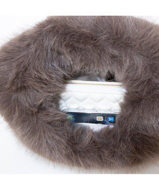 UNBILLION カカトゥ kakatoo / オーバルファーバッグ GY