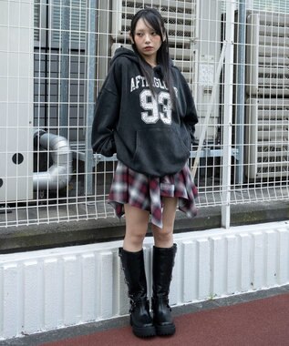 WEGO グラフィックプルパーカー スミクロ