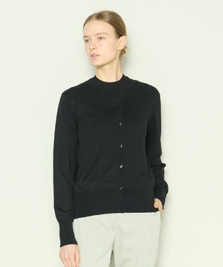 JOSEPH シルクコットン　カーディガン Black