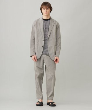 UNFILO MENS 耐久撥水 ライトテーパードパンツ モカ