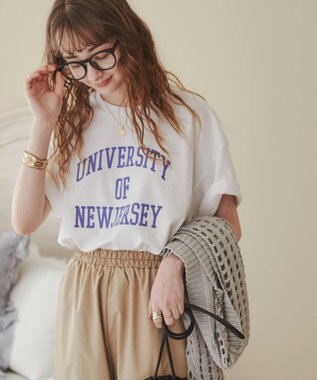 WEGO 【ANGIE VINTAGE】カレッジロゴプリントTee 柄8