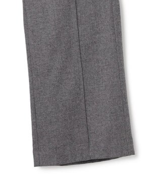 uncrave フランネル フレアパンツ チャコール