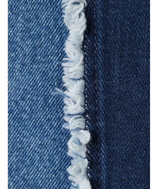 earth music&ecology Ｌｅｅ×ｅ．ｍ．ａ．ｅ　切替デニムスカート Indigo