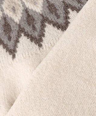 ANY 【洗濯機可能】フェザー求心ニット エクリュ