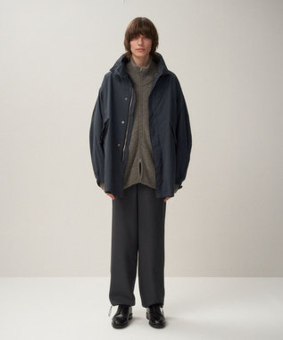 ATON AIR WEATHER | ショートモッズコート - UNISEX CHRACOAL GRAY
