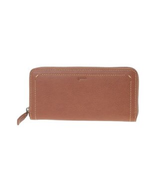 genten リラサート 長財布 ダークキャメル