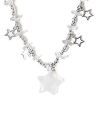 WEGO Lスターストーンデザインネックレス 柄1