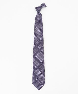 JOSEPH HOMME マイクロウェイブ　ネクタイ パープル系7