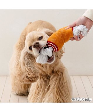 PET PARADISE ペットパラダイス  骨付き肉トイ  L 茶系