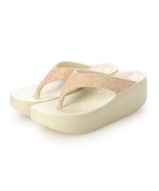 ing <ing>【3E】リカバリートングサンダル ピンクミックス